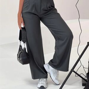 Princess Polly Archer Pants Slate